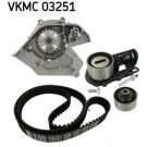 SKF Wasserpumpe + Zahnriemensatz VKMC 03251