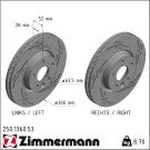 Zimmermann Bremsscheibe BLACK Z 250.1360.53 Zimmermann Bremsscheibe BLACK Z 250.1360.53