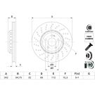 BOSCH 0 986 479 G35 Bremsscheibe 342mm passend für MERCEDES-BENZ S-Klasse Limousine (W222, V222, X222) 5x112