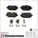 Zimmermann Bremsbelagsatz, Scheibenbremse 26687.180.2