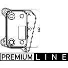 Mahle Ölkühler, Motoröl BEHR Premium Line CLC 38 000P
