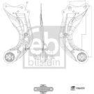 FEBI BILSTEIN 186459 Querlenker, Lenker, Radaufhängung FEBI BILSTEIN 186459 Querlenker, Lenker, Radaufhängung