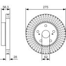 Bremsscheibe 0 986 479 A97 Bremsscheibe 0 986 479 A97