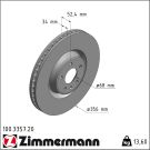 Zimmermann Bremsscheibe Coat Z 100.3357.20