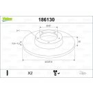 Valeo Bremsscheibe 186130