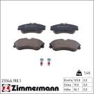 Zimmermann Bremsbelagsatz, Scheibenbremse 23346.190.1