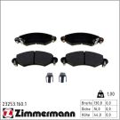 Zimmermann Bremsbelagsatz, Scheibenbremse 23253.160.1
