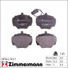 Zimmermann Bremsbelagsatz, Scheibenbremse 20344.145.1