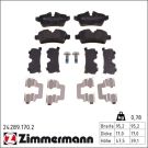 Zimmermann Bremsbelagsatz, Scheibenbremse 24289.170.2