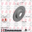 Zimmermann Bremsensatz, Scheibenbremse 400.5539.20 + 22986.170.2