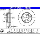 Bremsscheibe 24.0126-0126.1