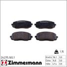 Zimmermann Bremsbelagsatz, Scheibenbremse 24275.165.1