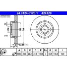 Bremsscheibe 24.0124-0120.1