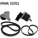 SKF Keilrippenriemensatz VKMA 31051