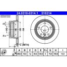 Bremsscheibe 24.0310-0314.1