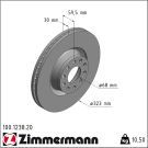 Bremsscheibe 100.1238.20 Bremsscheibe 100.1238.20