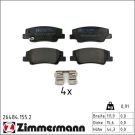 Bremsbelagsatz, Scheibenbremse 26484.155.2 Bremsbelagsatz, Scheibenbremse 26484.155.2