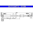 Bremsschlauch 24.5112-0477.3 Bremsschlauch 24.5112-0477.3