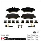 Zimmermann Bremsbelagsatz, Scheibenbremse 29190.195.2