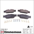 Zimmermann Bremsbelagsatz, Scheibenbremse 23908.180.2