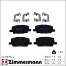 Zimmermann Bremsbelagsatz, Scheibenbremse 22311.190.2