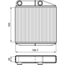 Valeo Wärmetauscher, Innenraumheizung 811502