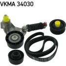 SKF Keilrippenriemensatz VKMA 34030