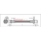 Metzger Bremsschlauch 4112183