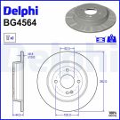 Delphi Bremsscheibe BG4564