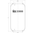 FEBI BILSTEIN 20888 Federbalg, Luftfederung