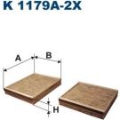 Filtron Filter, Innenraumluft K1179A-2X