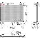 Kühler, Motorkühlung DRM50137