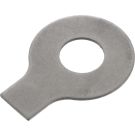 FEBI BILSTEIN 06457 Halteblech, Bremsbackenbolzen FEBI BILSTEIN 06457 Halteblech, Bremsbackenbolzen