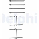 Delphi Zubehörsatz, Scheibenbremsbelag LX0081
