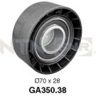 NTN-SNR Spannrolle, Keilrippenriemen GA350.38