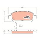 TRW Bremsbelagsatz, Scheibenbremse COTEC GDB3223