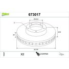 Bremsscheibe 673017