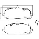 Hella Bremsbelagsatz, Scheibenbremse 8DB 355 021-641
