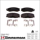 Zimmermann Bremsbelagsatz, Scheibenbremse 23569.170.2