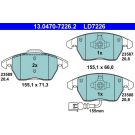 Bremsbelagsatz, Scheibenbremse 13.0470-7226.2 Bremsbelagsatz, Scheibenbremse 13.0470-7226.2
