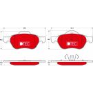 TRW Bremsbelagsatz, Scheibenbremse DTEC COTEC GDB1687DTE