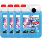 4 x SONAX Frostschutz, Scheibenreinigungsanlage AntiFrost+KlarSicht bis -20 °C Citrus 03325000