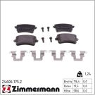 Zimmermann Bremsbelagsatz, Scheibenbremse 24606.175.2