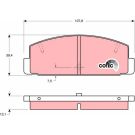 TRW Bremsbelagsatz, Scheibenbremse COTEC GDB1027