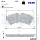 Delphi Bremsbelagsatz, Scheibenbremse LP3193