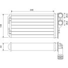 Valeo Wärmetauscher, Innenraumheizung 811503