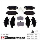 Zimmermann Bremsbelagsatz, Scheibenbremse 24979.165.2
