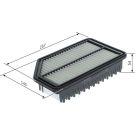 BOSCH F 026 400 350 Luftfilter