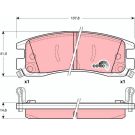 TRW Bremsbelagsatz, Scheibenbremse COTEC GDB1309