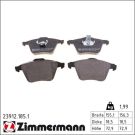 Zimmermann Bremsbelagsatz, Scheibenbremse 23912.185.1